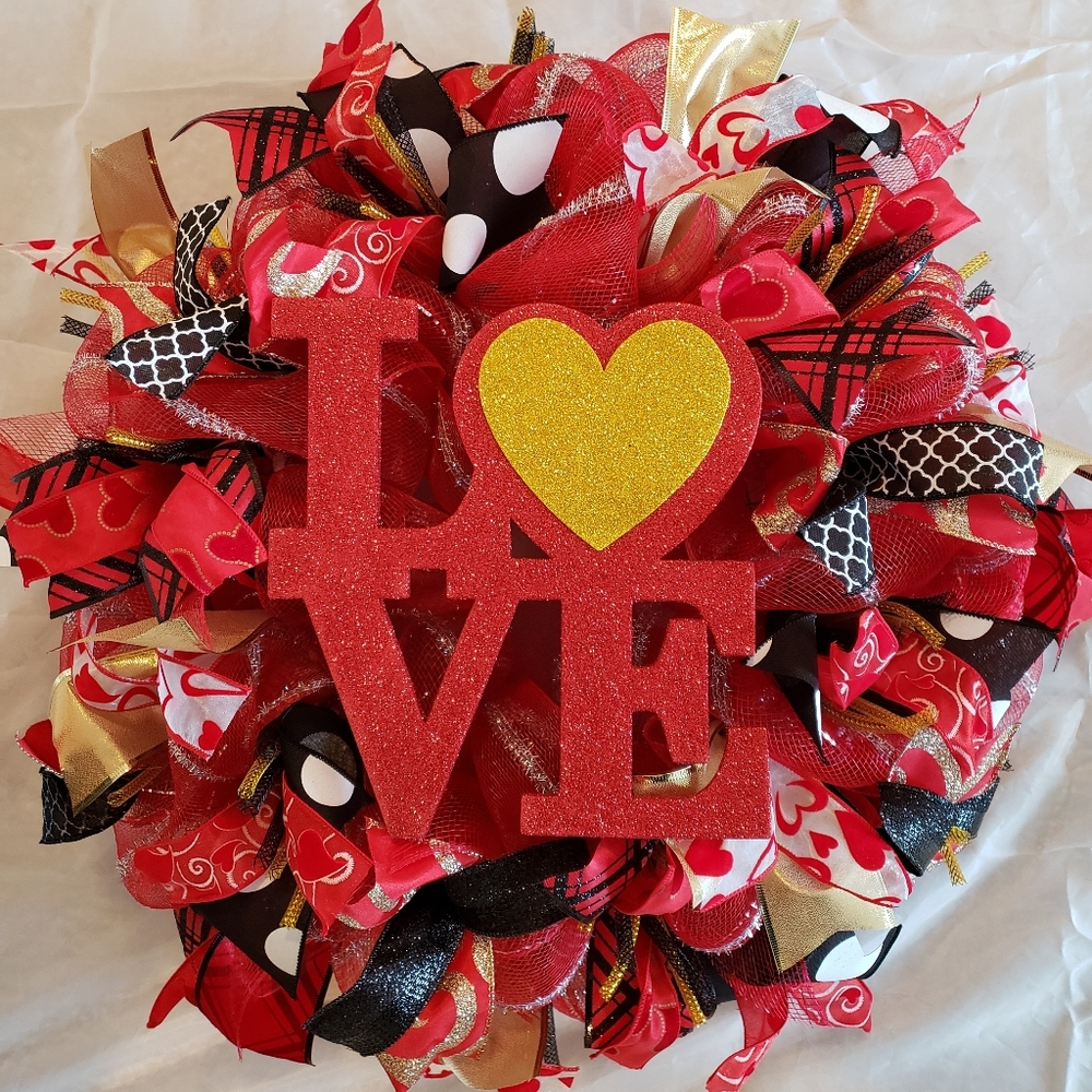 Valentines Day "LOVE" wreath ❤